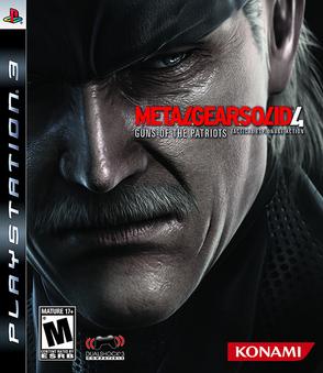 Jaquette de Metal Gear Solid 4: Guns of the Patriots