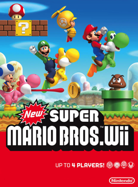 Jaquette de New Super Mario Bros. Wii