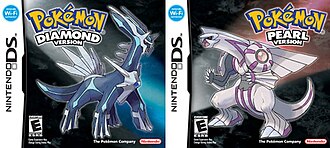Jaquette de Pokémon Diamant et Perle