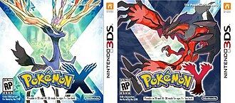 Jaquette de Pokémon X et Y