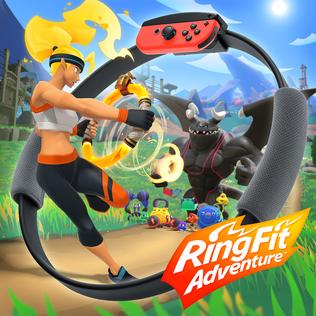 Jaquette de Ring Fit Adventure