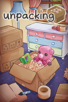 Jaquette de Unpacking